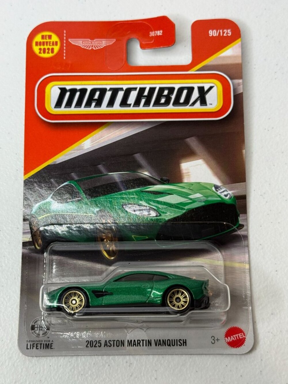 Matchbox 2025 Aston Martin Vanquish Green 90/125 New for 2026